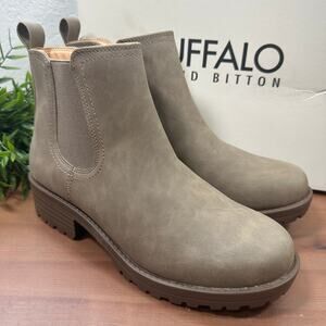 Buffalo David Bitton Women's Anna Brown Water Repellant Boots Size 9